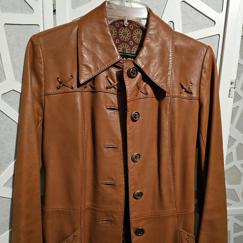 Vintage Leda Spain leather jacket